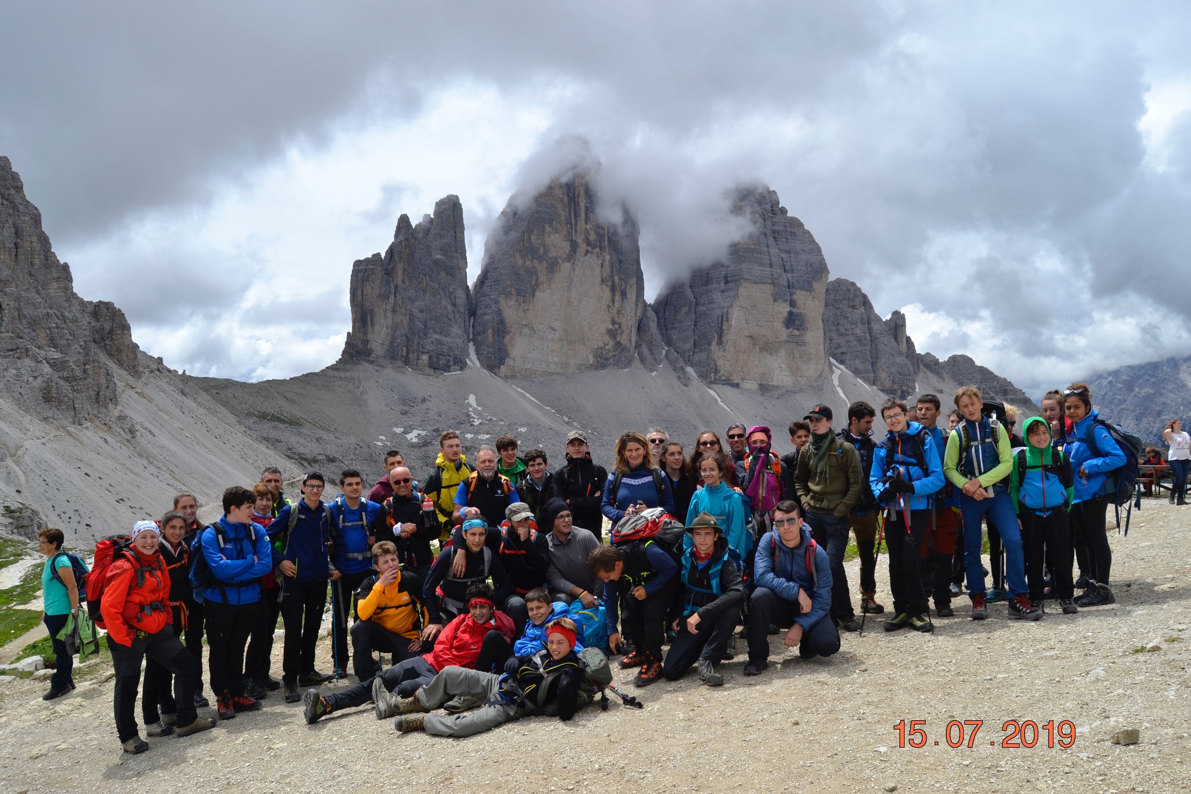 Alpinismo giovanile del CAI Vestone alle 3 cime di Lavaredo